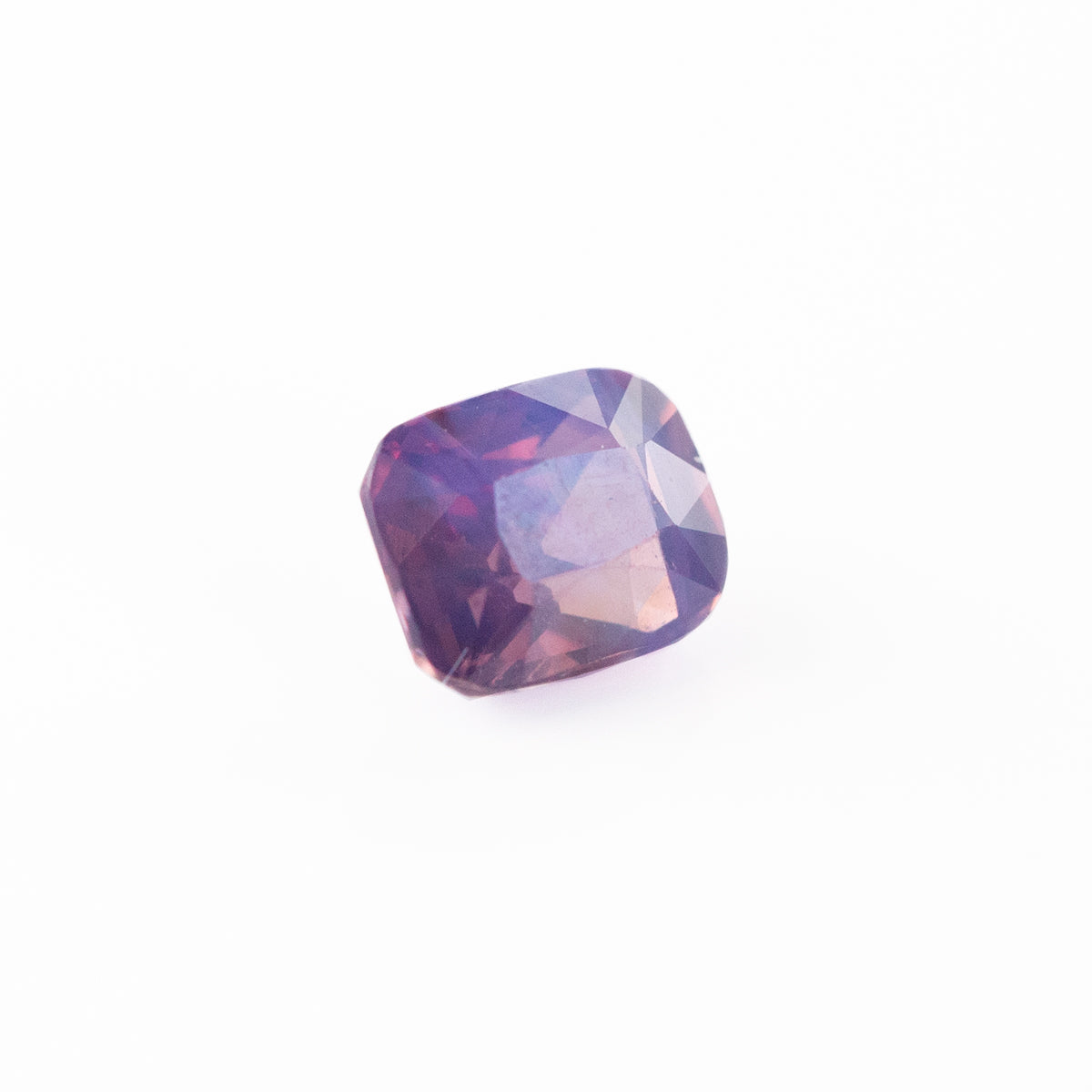Opalescent Pink Purple Bi-Colour Sapphire Cushion 1.09 carat