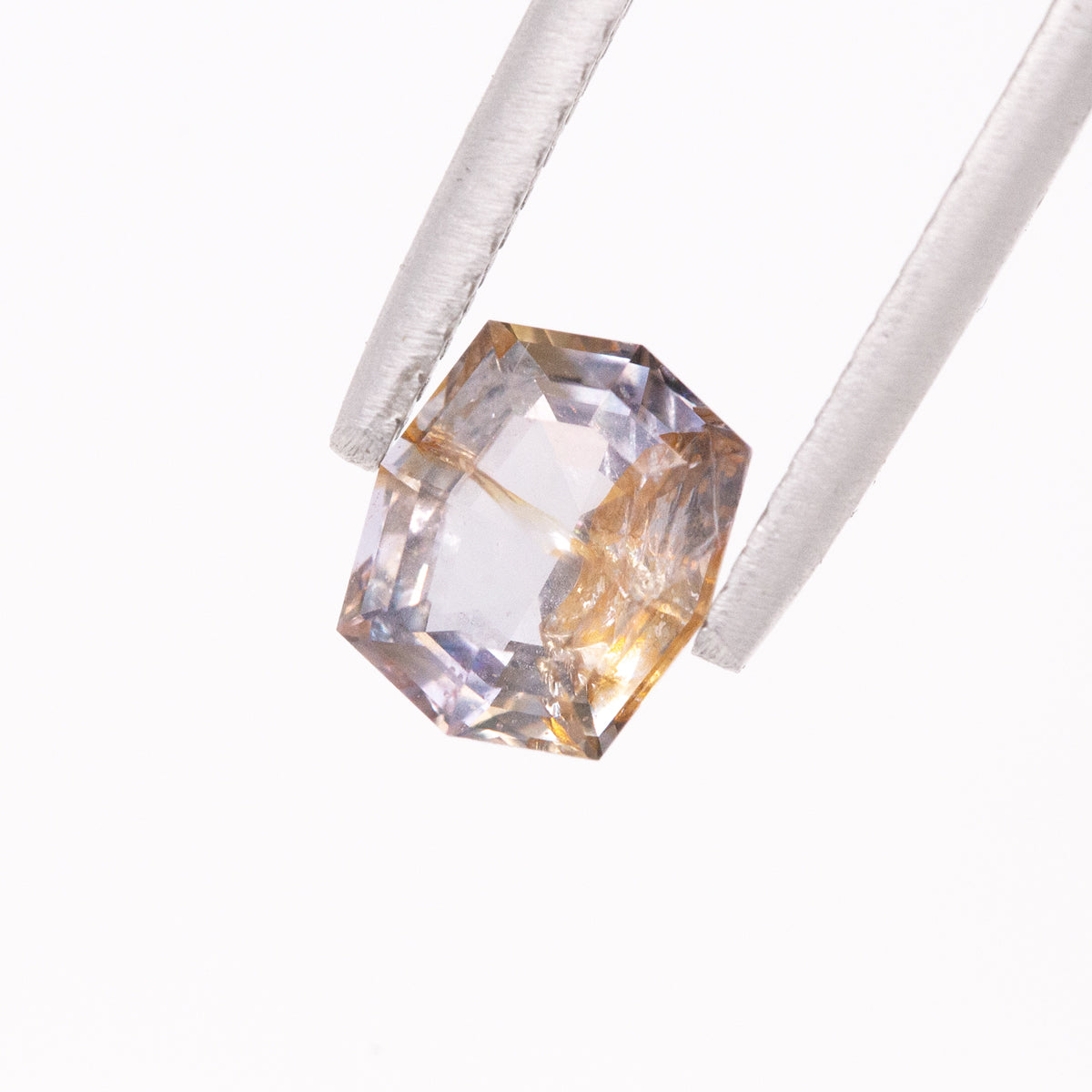 Grey-Orange Bi-Colour Sapphire 1.63 carat