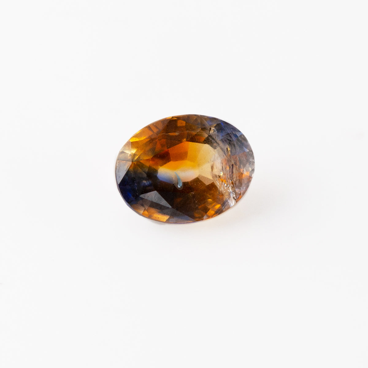 Blue-Orange Bi-Colour Sapphire 1.67 carat