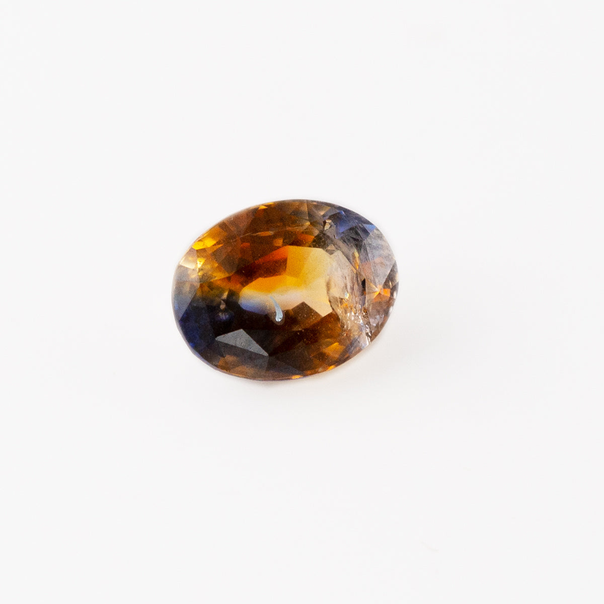 Blue-Orange Bi-Colour Sapphire 1.67 carat