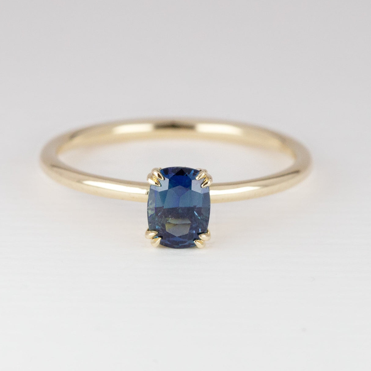 Classic Blue Sapphire Tiny Treasure Ring