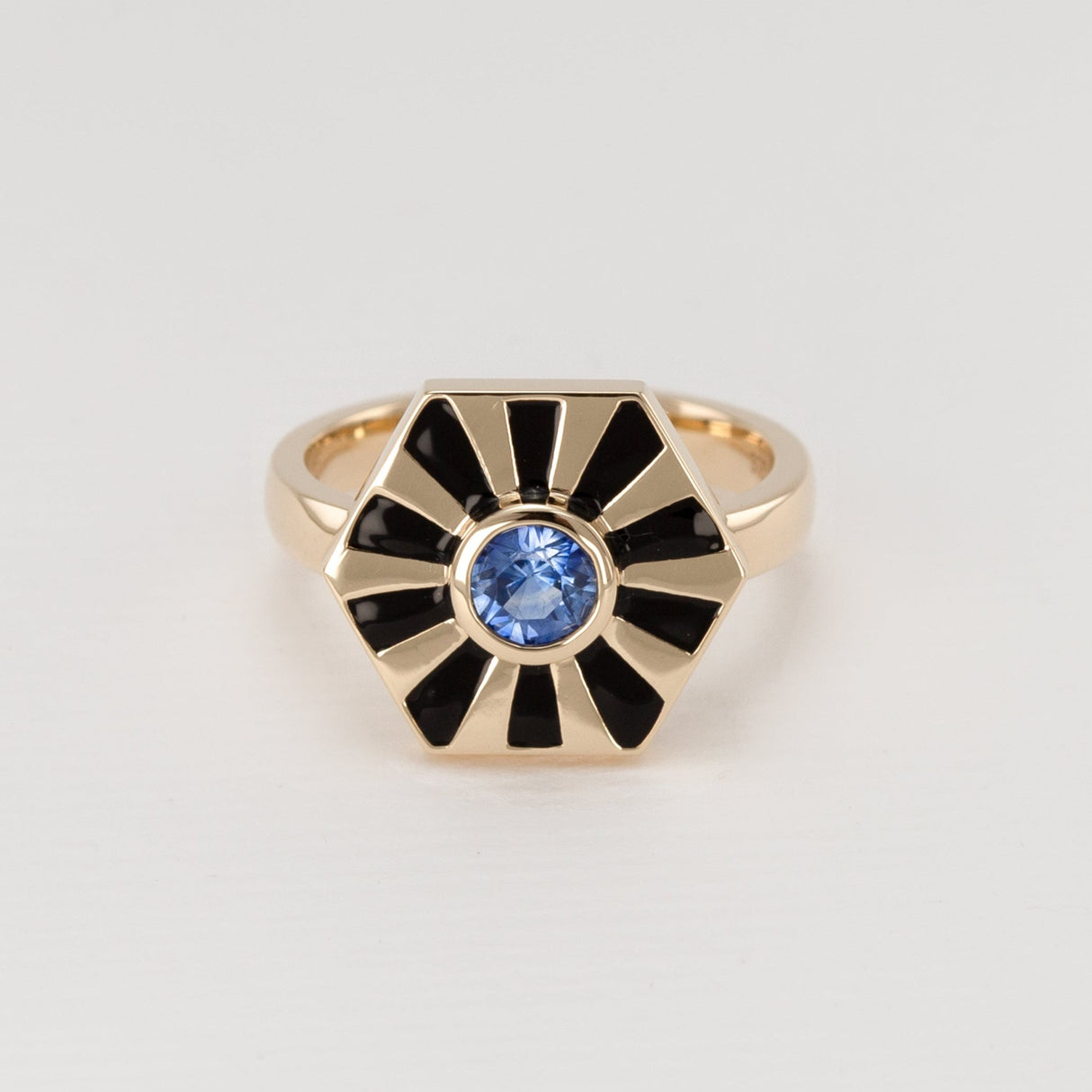 Sapphire Eye of Tutankhamun Ring