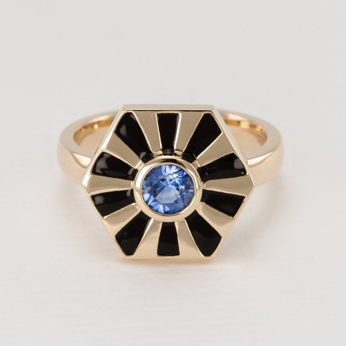 Sapphire Eye of Tutankhamun Ring