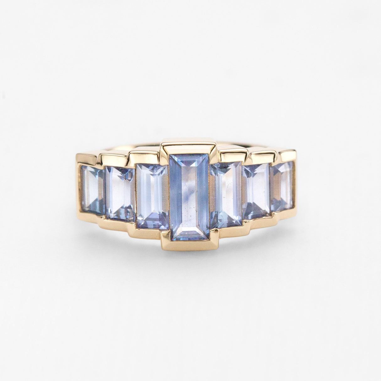 Serene Skies Sapphire Ring