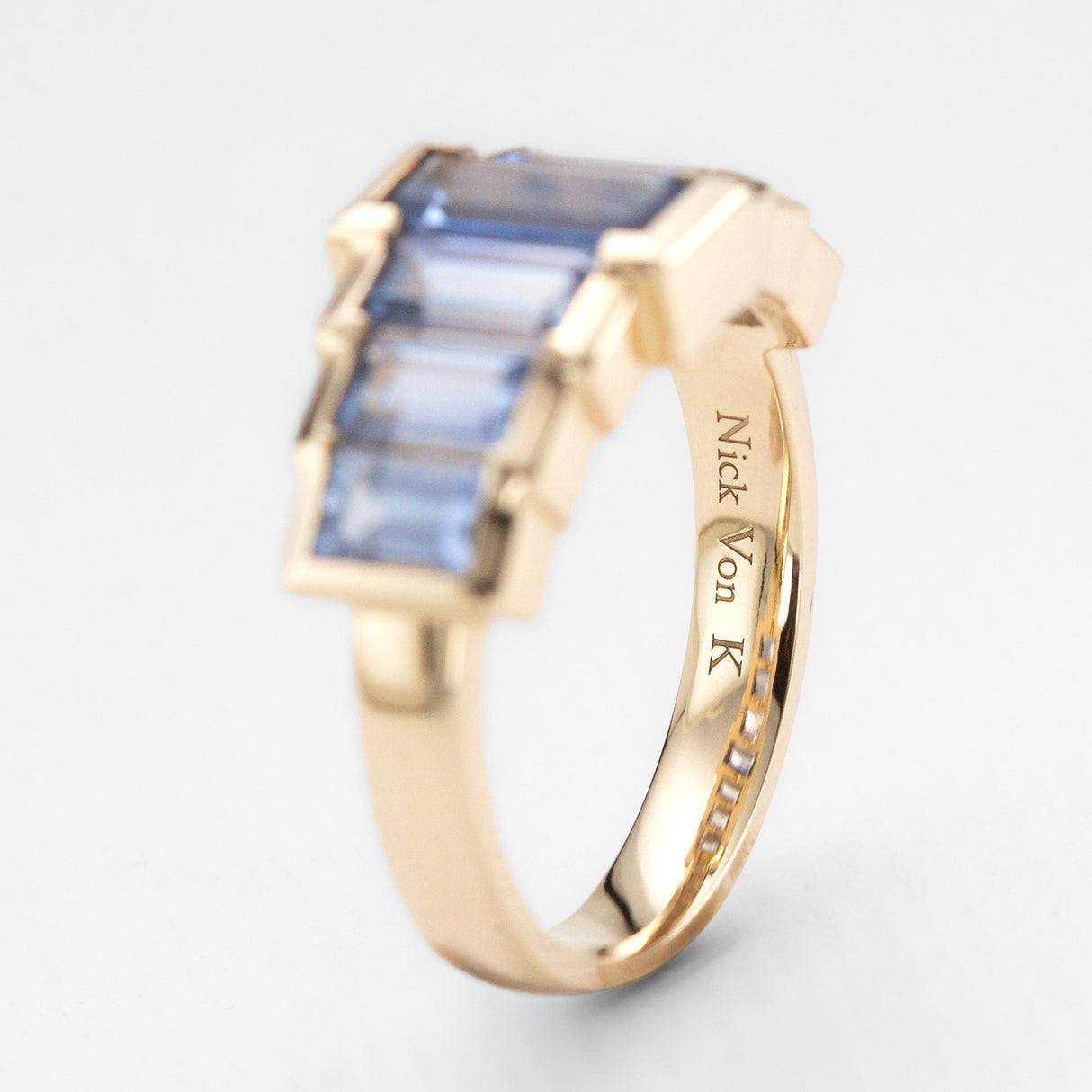 Serene Skies Sapphire Ring