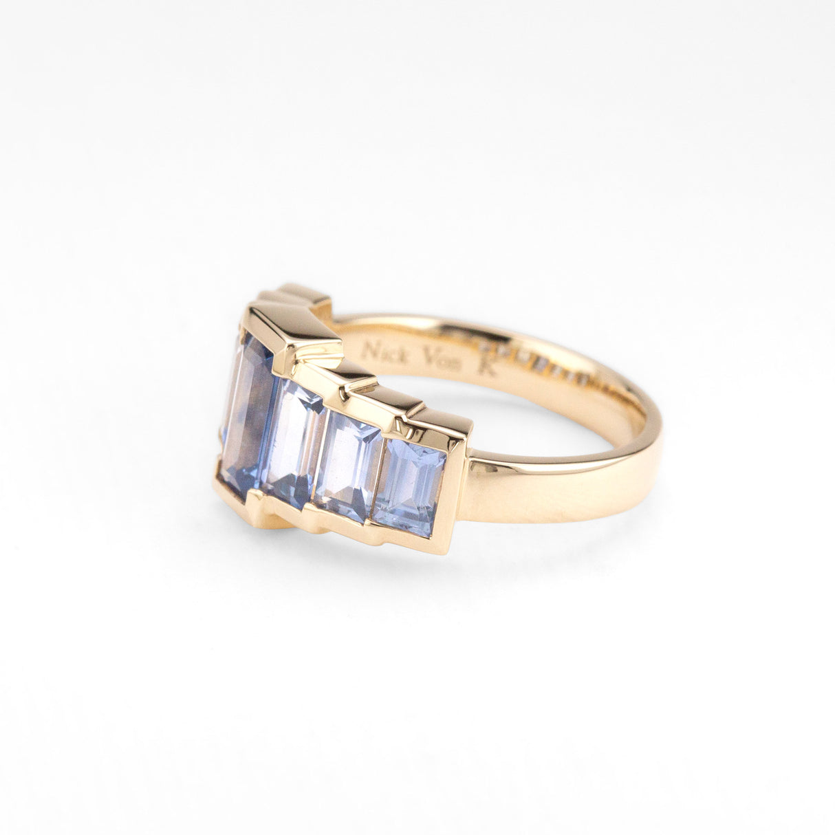Serene Skies Sapphire Ring