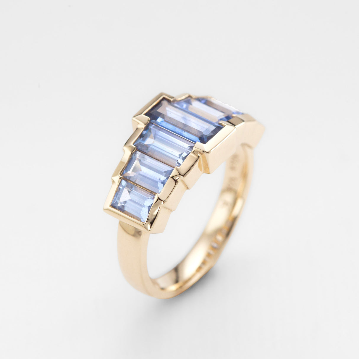 Serene Skies Sapphire Ring