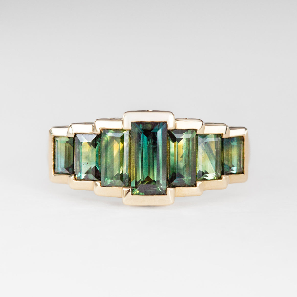 Seven Stars Sapphire Ring