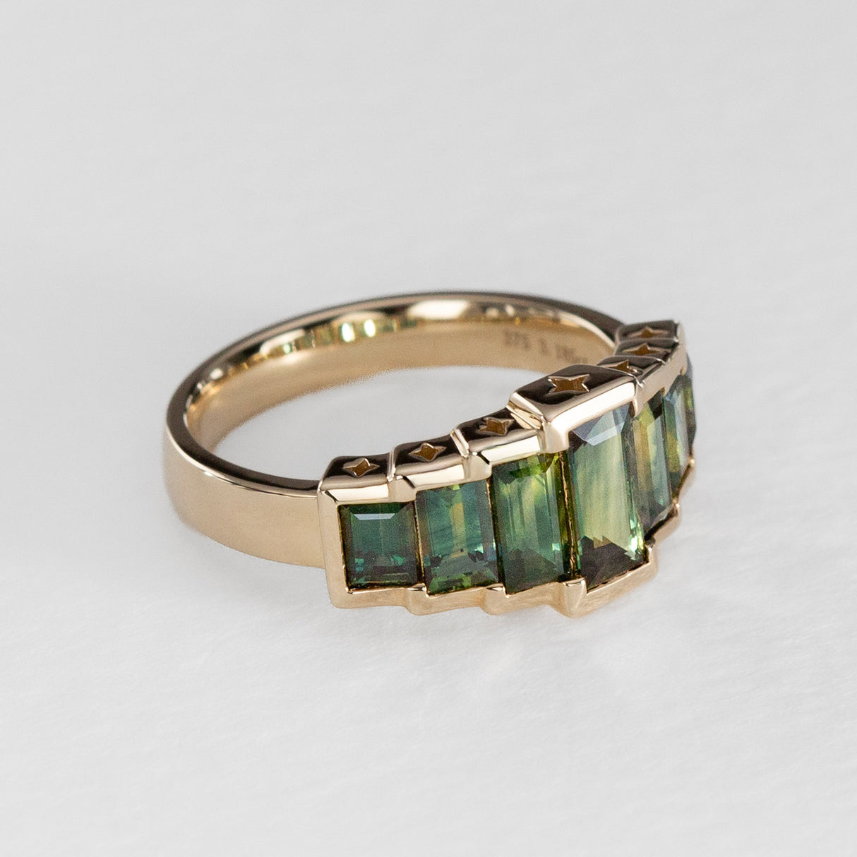 Seven Stars Sapphire Ring