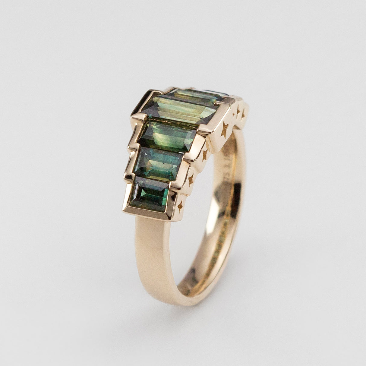 Seven Stars Sapphire Ring