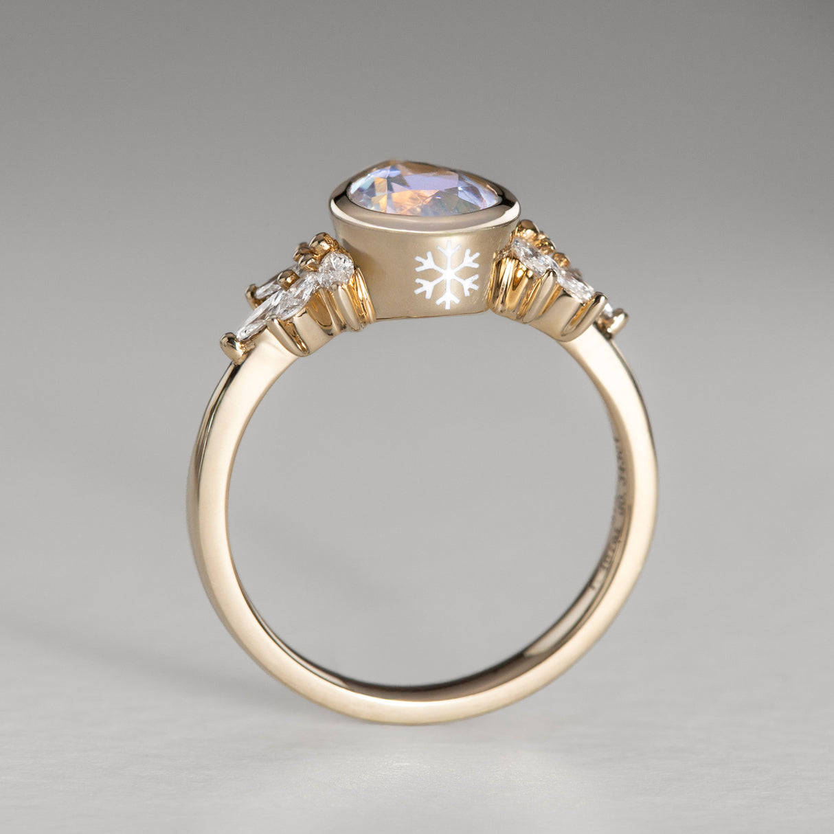 Snow Queen Moonstone Ring