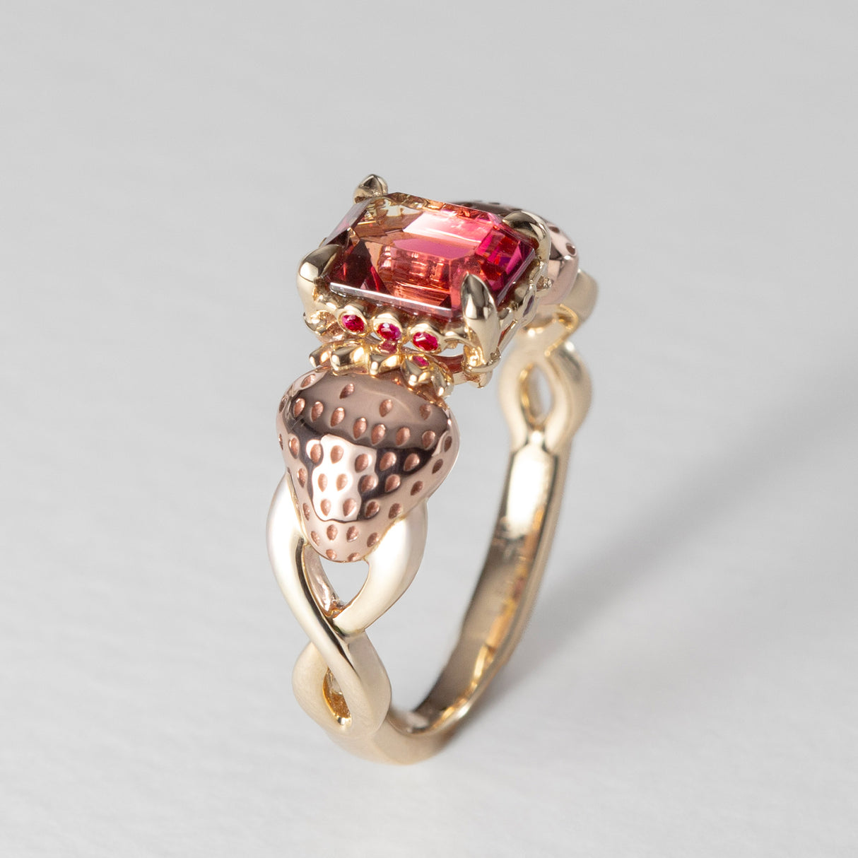 Strawberry Fields Tourmaline Ring