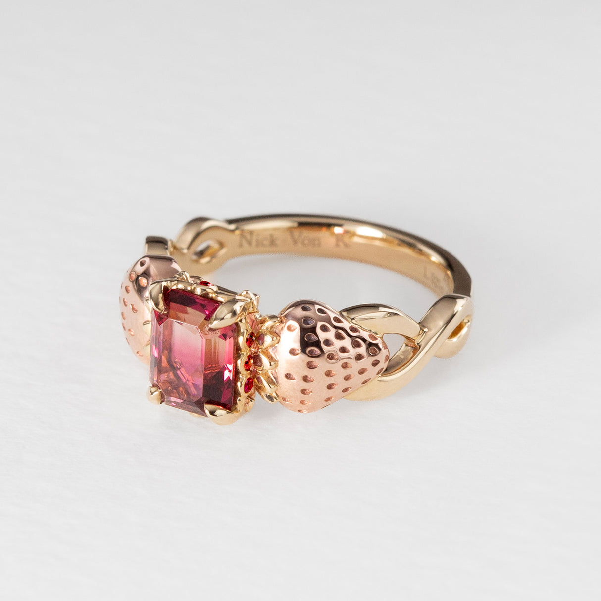 Strawberry Fields Tourmaline Ring