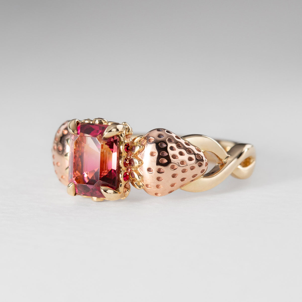 Strawberry Fields Tourmaline Ring