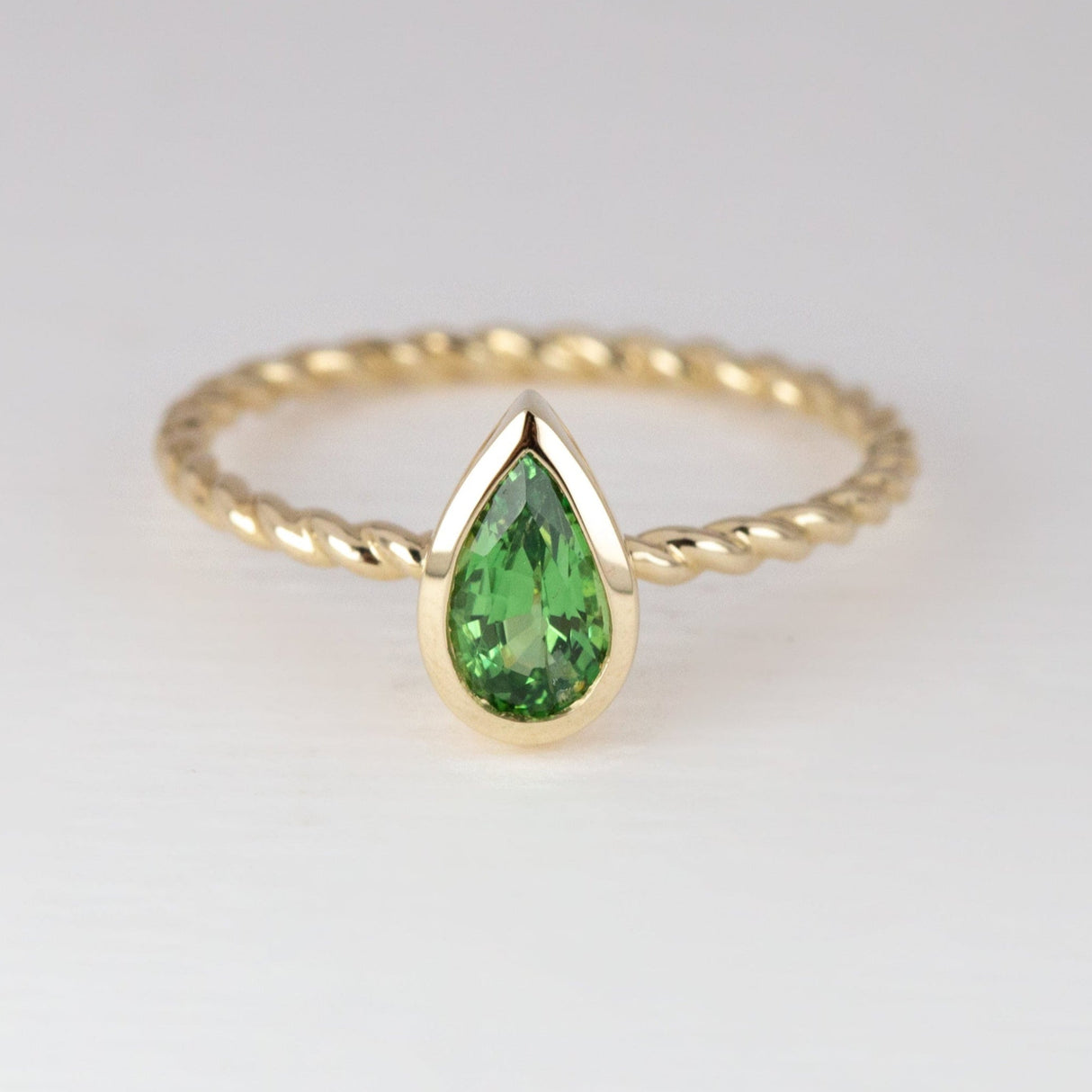 Tsavorite Tiny Treasure Ring