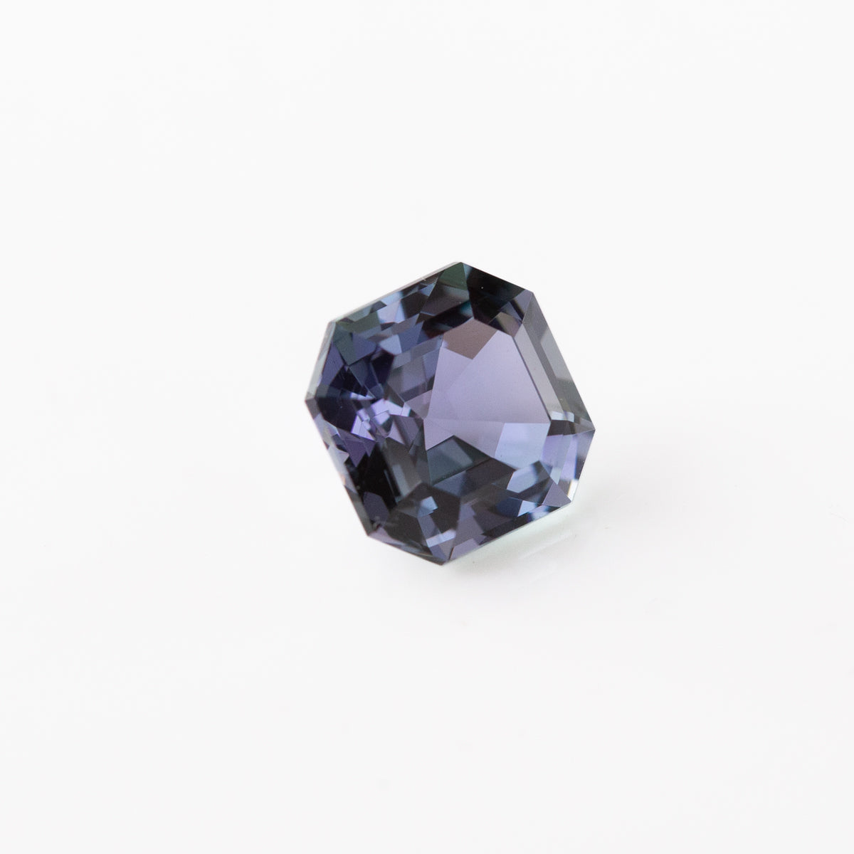 Steel Blue Tanzanite Asscher Step cut 2.26 carats