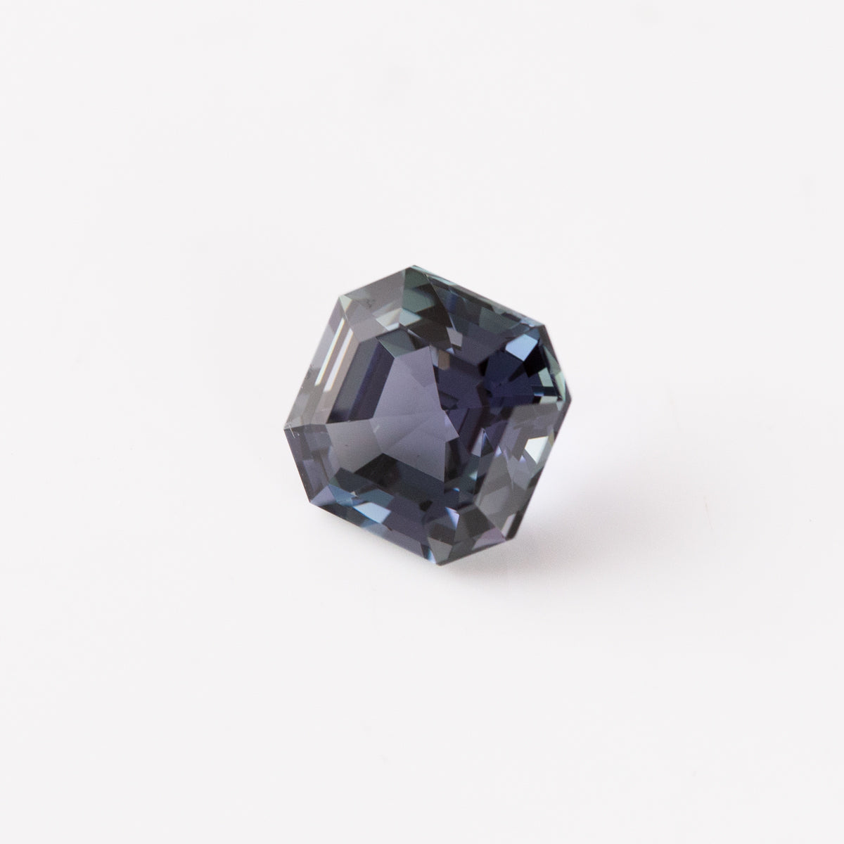 Steel Blue Tanzanite Asscher Step cut 2.26 carats