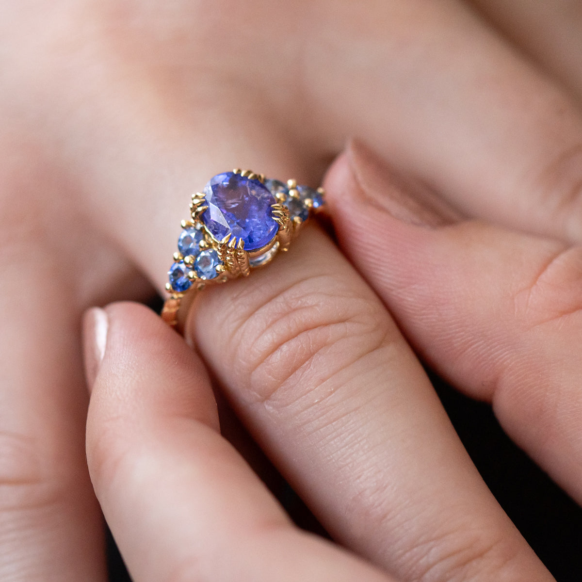 Storm Claw Tanzanite Ring
