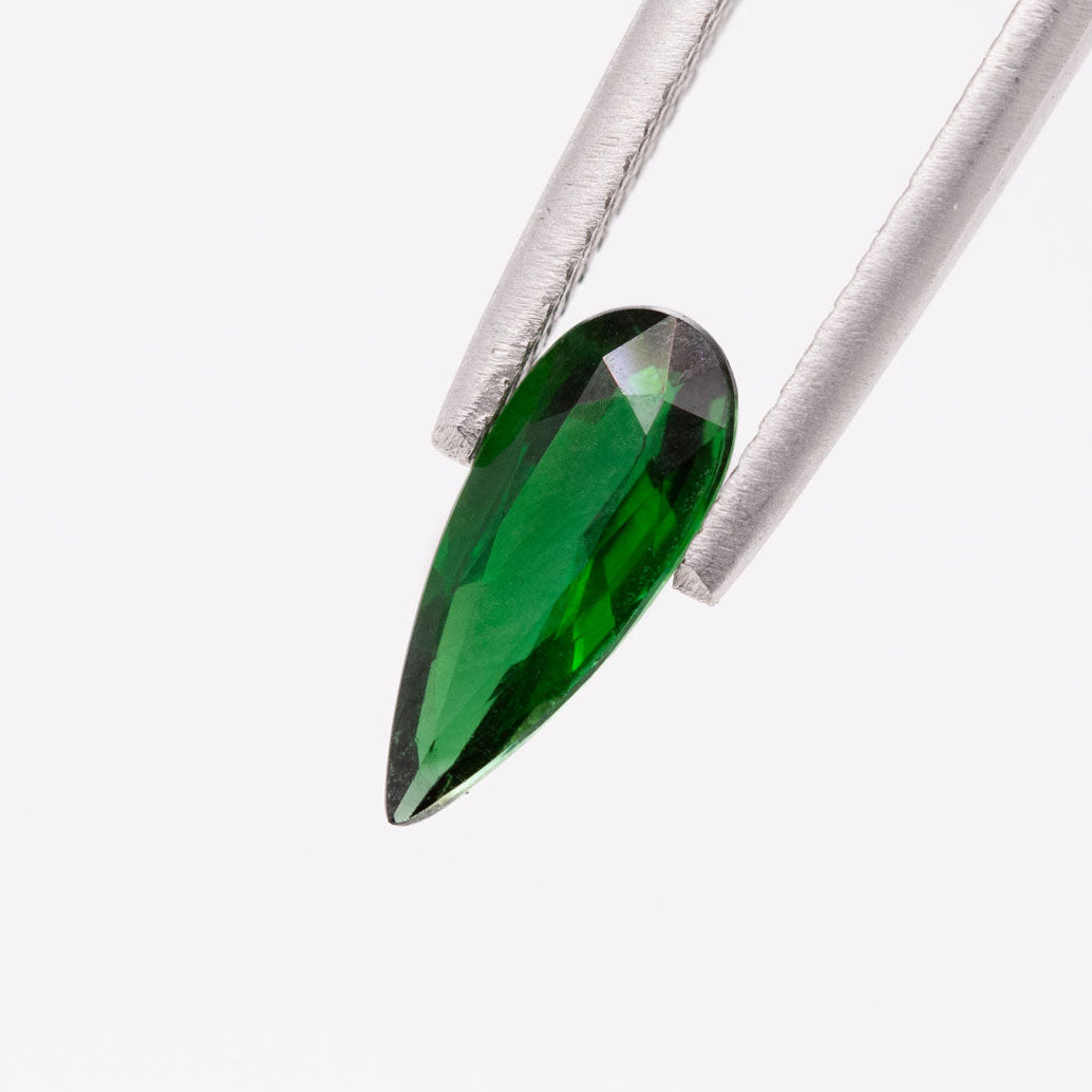 Chrome Green Tourmaline Pear cut 1.32 carat