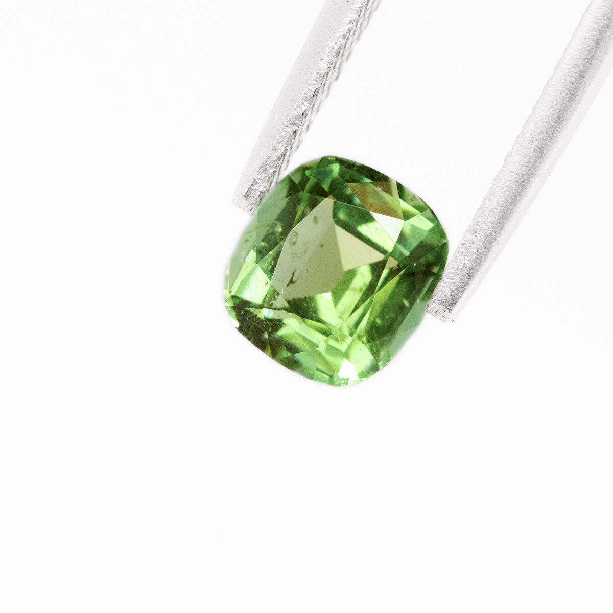 Leaf Green Tourmaline Rectangular Cushion cut 1.96 carat