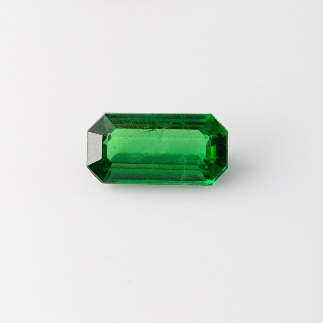 Green Tsavorite Octagonal Step cut 1.51 carat