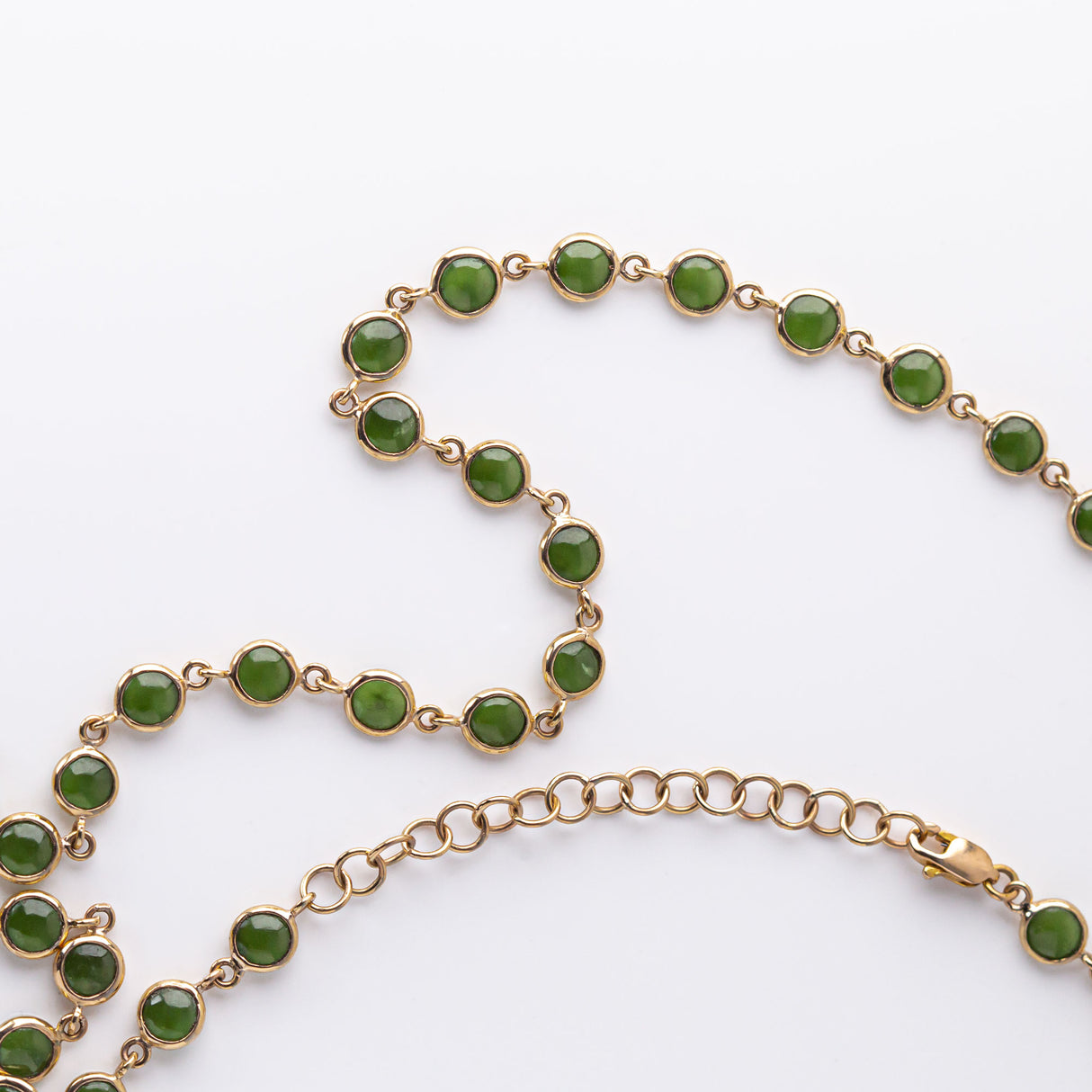 Pounamu Continuum Necklace in 9 carat Gold