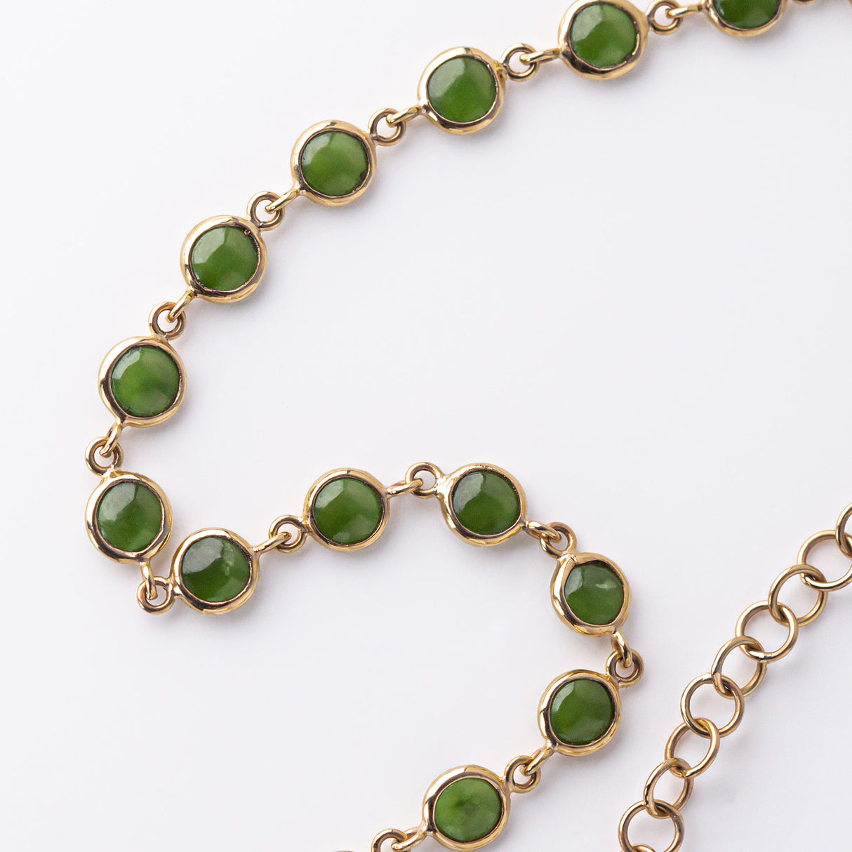 Pounamu Continuum Bracelet in 9 carat Gold