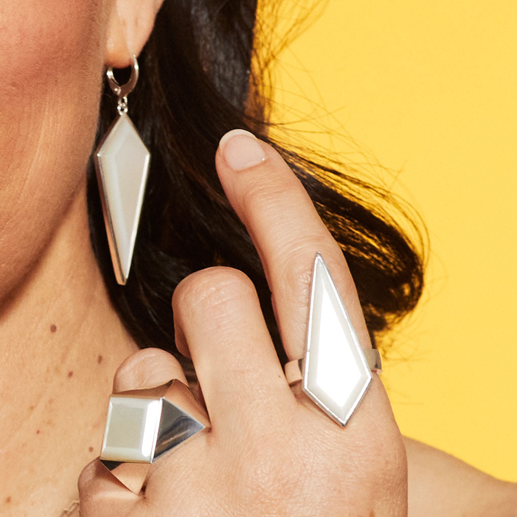 Mother of Pearl Astra Earrings