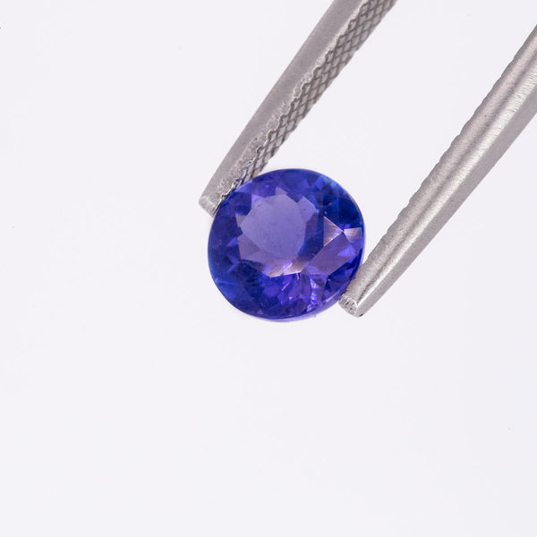 Bluebell Tanzanite Round faceted 1.37 carats