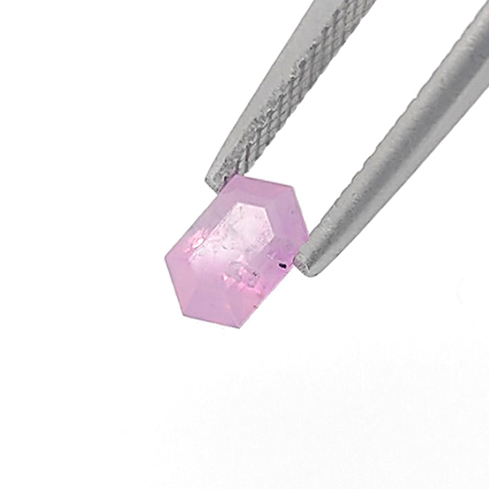 Bubblegum Pink Sapphire Hexagonal Mixed cut 1.02 carats