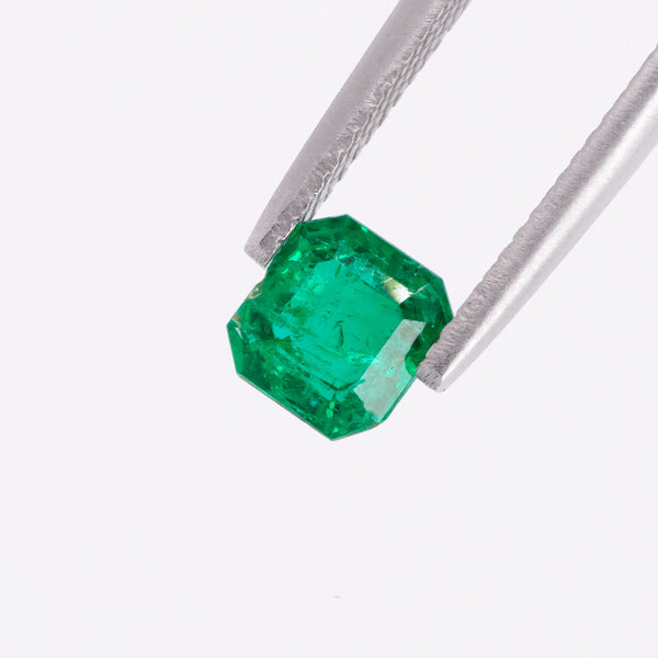 Rich Green Emerald - Emerald cut 1.04 carats