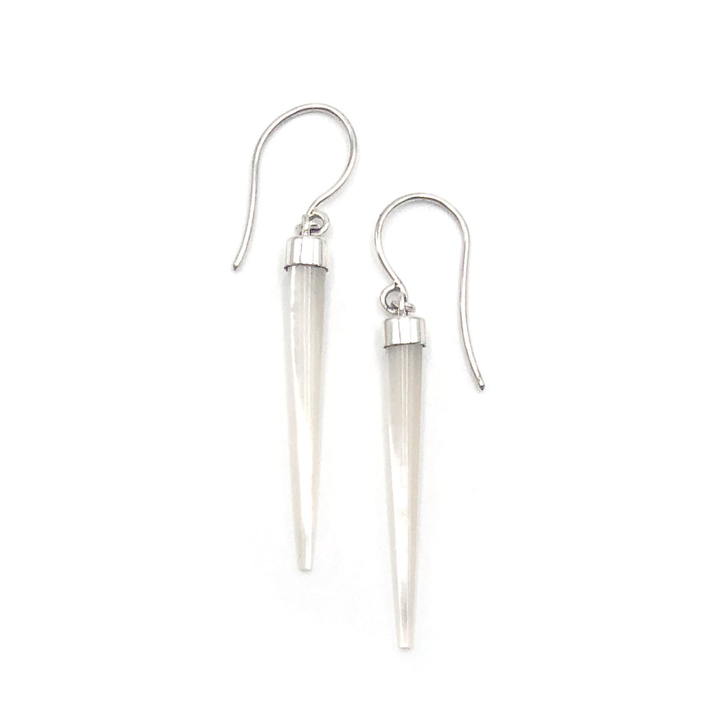 Mother of Pearl Icicle Earrings