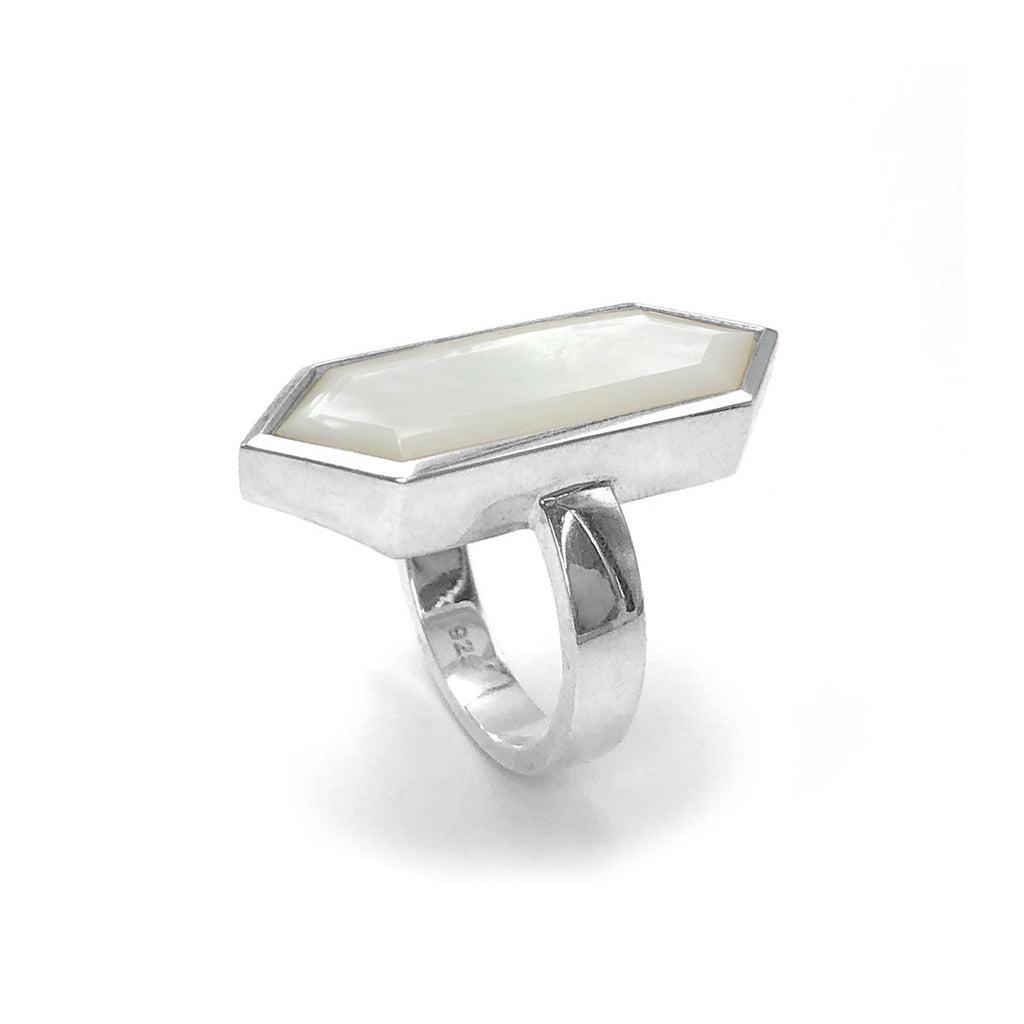 Mother of Pearl Shell Olympia Ring
