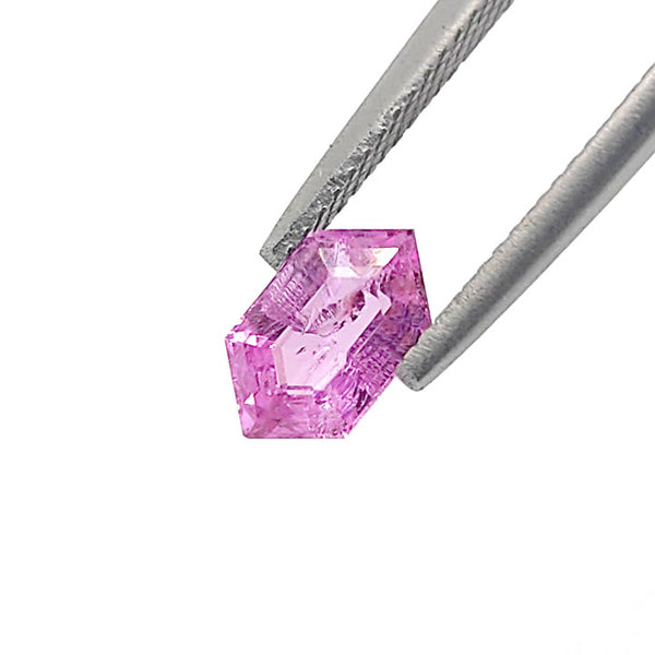 Pink Sapphire Hexagonal Mixed cut 1.56 carat