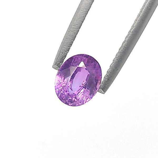Pinky Purple Sapphire Oval cut 1.55 carat