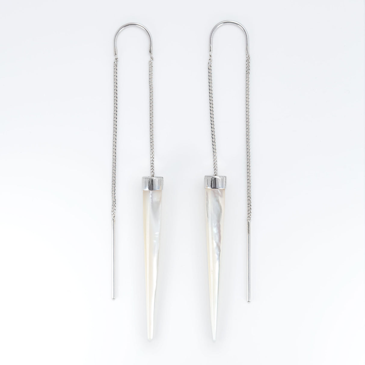 Slipstream Earrings Mother of Pearl