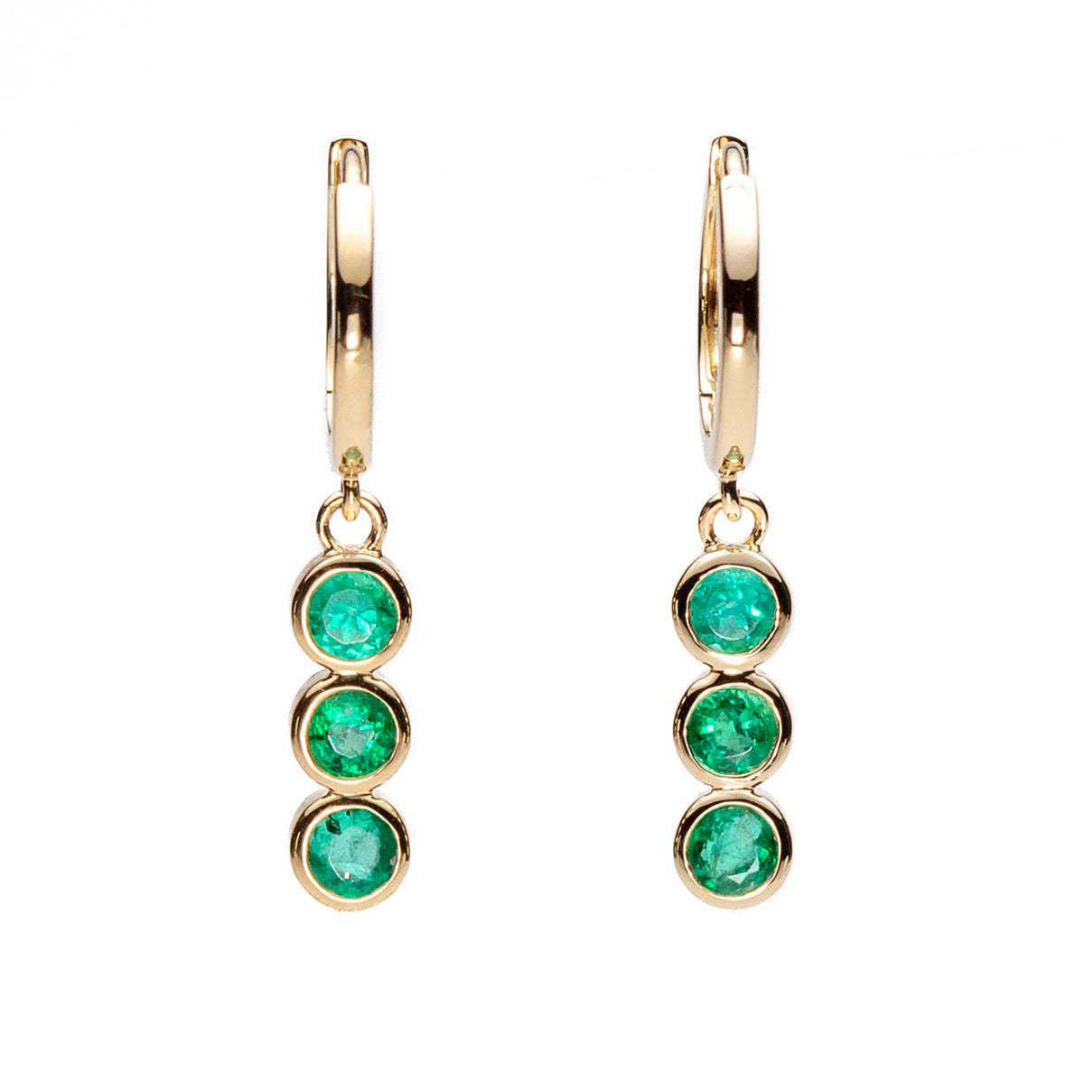 Dripping with Emeralds Earrings