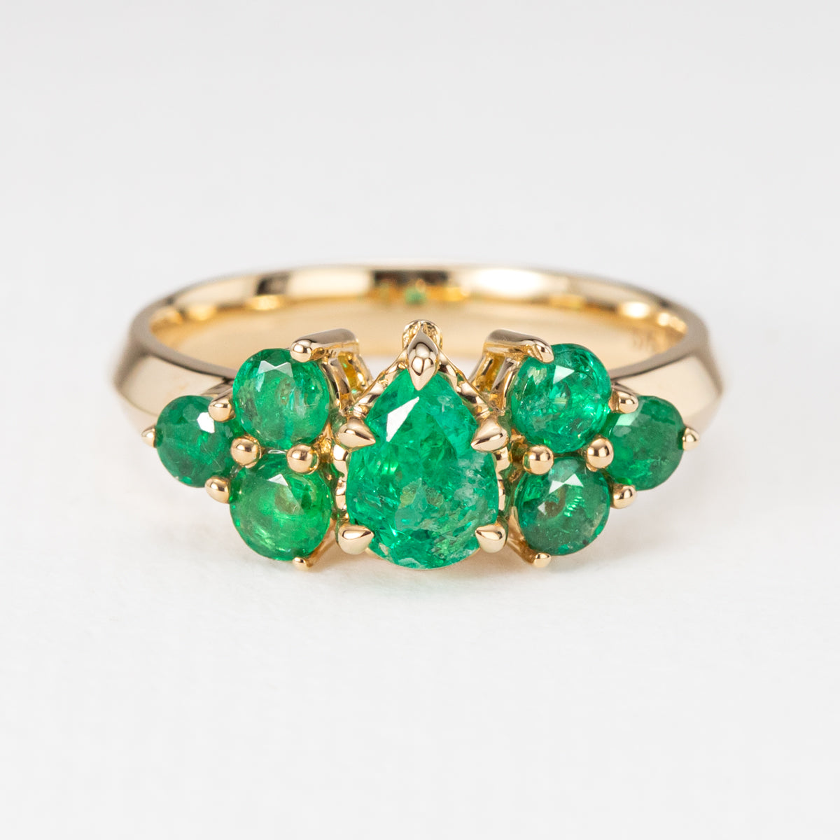 Emerald Bouquet Ring