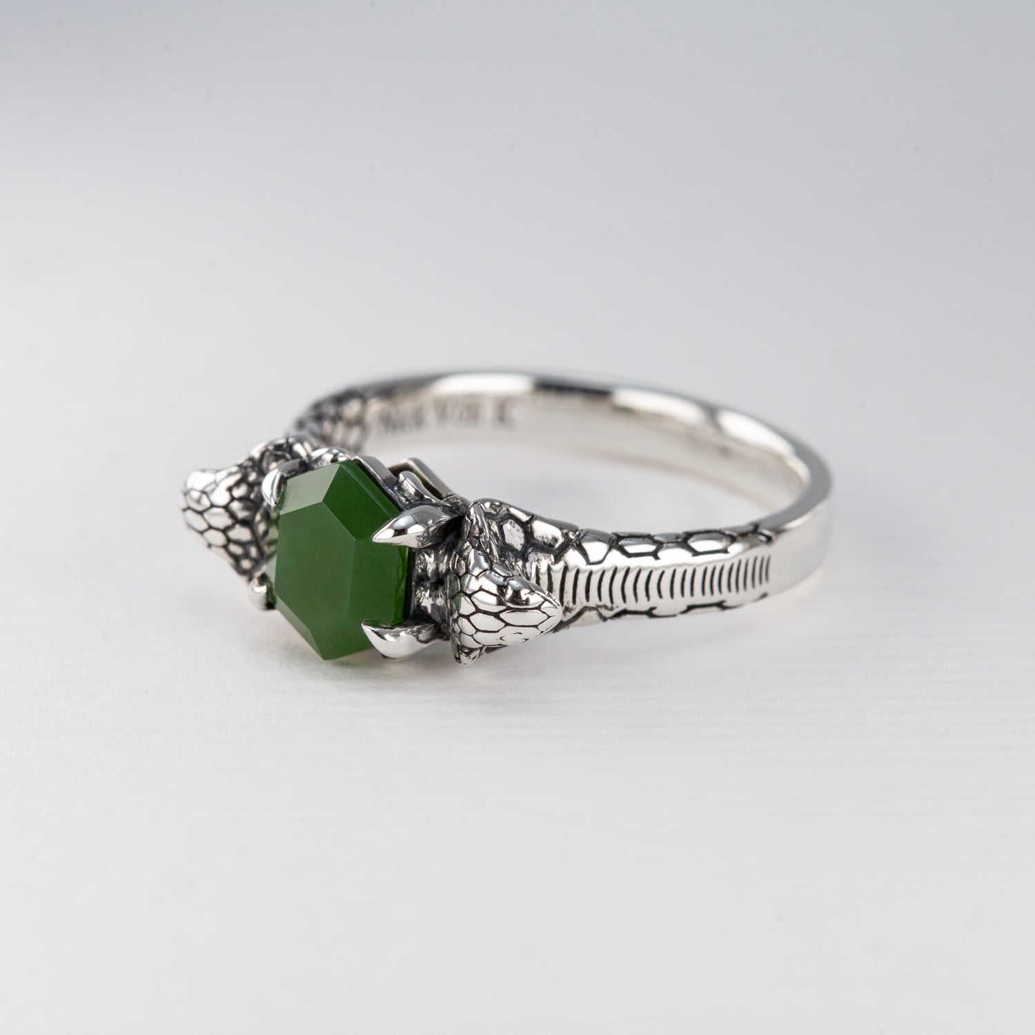 Green with Envy Pounamu Ring in Silver or Gold – Nick Von K Green with Envy Pounamu Ring in Silver or Gold – Nick Von K