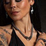 Bite Me! Stainless Steel Necklace