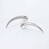 Huia Beak Studs in Sterling Silver