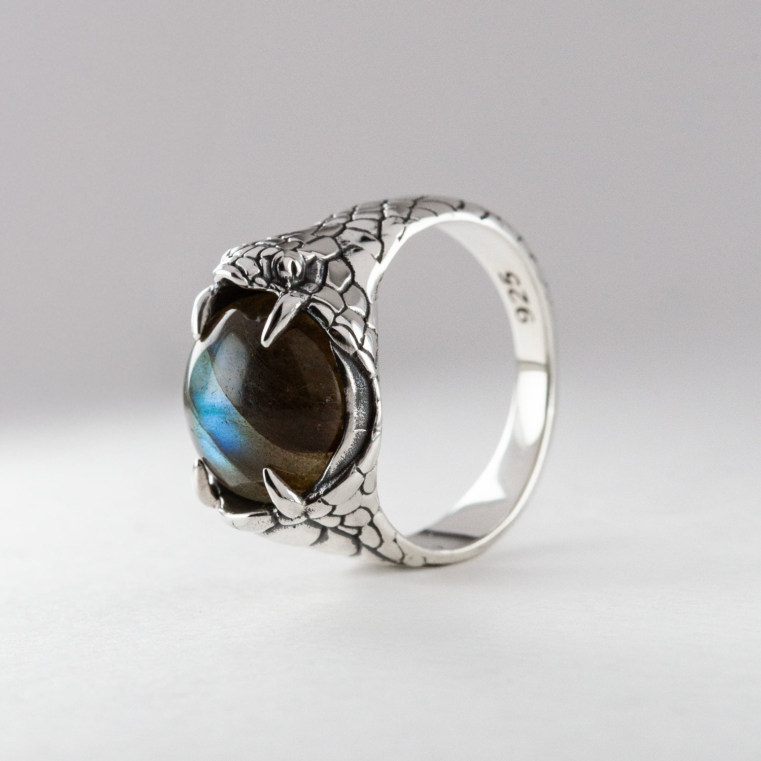Labradorite Devour Ring in Silver – Nick Von K