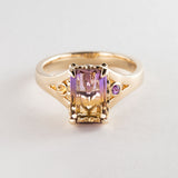 Love on Fire Ametrine Ring