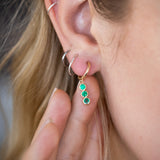 Dripping with Emeralds Earrings