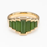 Pounamu Hall of Mirrors Gold Ring