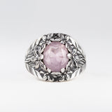 Flower Garden Ring in Rose Quartz
