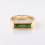 Faceted Pounamu Elemental Ring