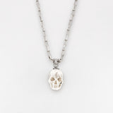 Deer Antler Skull Charm