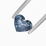 Smokey Grey Spinel Heart faceted 1.30 carat