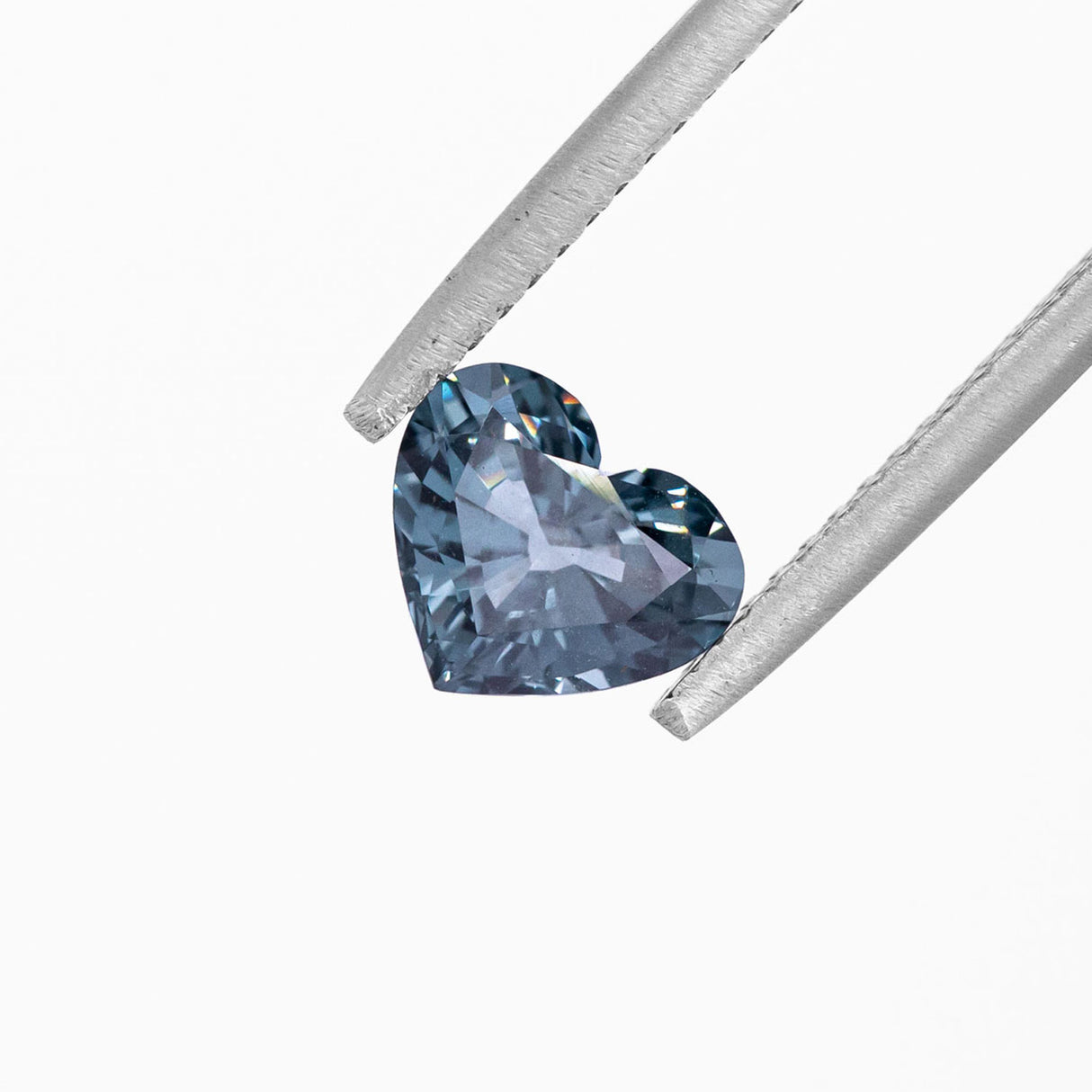 Smokey Grey Spinel Heart faceted 1.30 carat